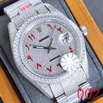 ロレックスコピー 40mm 904鋼 2824自動巻き腕時計